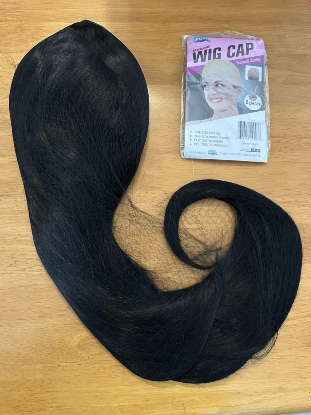 Long Black Wig Lace Front for Women 28Inch Hair Wig for Daily Party Use nwt